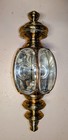 Large Vintage Brass Carriage  Lamp Coach Lantern 25  H