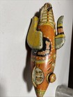 Antique Marx Toy Tin Litho Buck Rogers Spaceship Wind-up C1938 Works