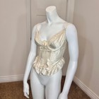 Rare Usa Vintage 80   s Victoria   s Secret Bustier Top Bridal Romantic Bra Corset