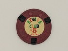 Nevada Club  downtown Lv    5 Casino Chip  Used  Very Good