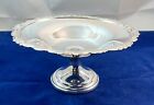 Compote candy Dish  Pedestal Or Footed  Sheridan Silver Plate  Elegant  Vintage