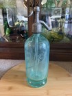 Blue Uranium Schweitzer Seltzer Bottle