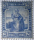 Travelstamps  1906-1909 Trinidad Stamps Scott  107 - 2 1 2d - Mint Mogh