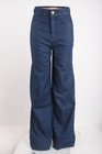 Triarchy Womens Ms  Onassis High-rise Wide-leg Jeans Dark Indigo Sz 24 New