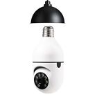 360   1080p Ip E27 Light Bulb Camera Wi-fi Wireless Smart Home Security Ir Night