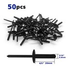 Tri-fold Exploding Large Head Aluminum Pop Blind Rivets 3 16     4 5   Long 