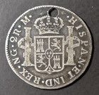 1789 Ng M Guatemala Silver 2 Reales Spanish Colonial Coin