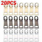 20pc  5 Zipper Fixer Repair Pull Tab Kit Bags Replacement Molded Slider Fix 