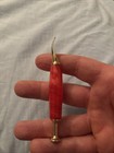 Red Amber Pipe Tamper  New Handmade Block Meerschaum From Turkey