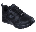 Skechers Shoe Women Black Work Memory Foam Comfort Slip Resistant Cushion 108206