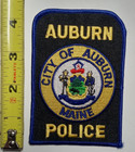 Auburn Me Police Patch Androscoggin County Maine