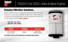 6 Sets Fleetguard Fs20313 Fuel Water Separator For Volvo D11 d13 Mack Mp7 mp8