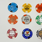 Harley-davidson Poker Chip Lot 15 Sturgis Mt Mckinley 110th Anniversary Rockytop