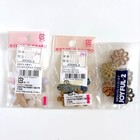 Fabric Flower Parts   Wood Buttons Handmade Materials Flower Parts Motifs Set