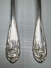 Flower Fleur De Luce Community Plate Silverplate Grapefruit Spoons 5 5 8  -set 4