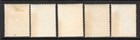 Indonesia Stamp  1958  Sc   460-64  5   Mint  Slightly Toned   Idn t-106-3