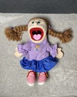 Silly Puppets Doll Amy Peach 14    Movable Mouth And Arms Full Body Pretend Toy