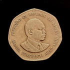          Kenya Kenya 5 Shillings 1985 Daniel Toroitich Arap Moi Africa World Coin