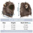For Small Cat Dog Fancy Funny Cute Lion Mane Costume Pet Clothes Headgear 2025