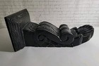 Antique Architectural Salvage-19th Century Acanthus Leaf Wood Corbel  Hand   