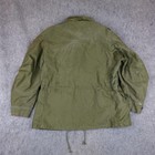 Vintage Military Jacket Mens Medium Olive M-1951 Field Shell Us Korean War 50s