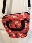 Coca Cola Iconic Red And Black Crossbody Bag With Adjustable Strap