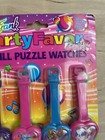 Vintage 90s Lisa Frank Party Favors - 8 Puzzle Watches - New Sealed