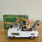 Nomura Mystery Action Emergency Service Vehicle Car Tin Toy Japan Original Box