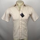 Vintage Arrow Dress Shirt Sumerweight Summer 70s 80s Disco Mod Nos Mens Small
