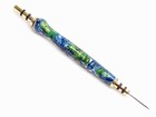 Handmade Double Seam Ripper W  Sewing Stiletto   Blue And White Marble Acrylic