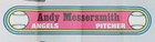 1972 Topps Baseball Poster  18 Andy Messersmith Angels Rare Vintage 200148