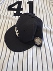 Nyyankees Justin Wilson Game Used Jersey And Hat Jorge Posada   Retirement Game