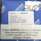 Oem Grohe 45888000 Ceramic Cartridge 3 4  Left Hand Clockwise Closing Headpart