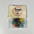 Vintage Tydol Flying A Gasoline Advertising Marble Pack Of 10 Fill Up Pack