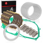 Complete Clutch Friction Plates Kit   Gasket For Yamaha V Star 650 Xvs650 98-16