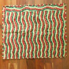 Christmas Quilted Wall Hanging Advent Calendar Handmade Pockets 25x21 Euc 