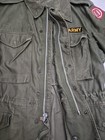 Vtg Korean War Era M-1951 Military Field Jacket Us Army   Patched
