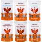 1lbs Dried Mealworms fish crickets grasshopper For Bird Chicken Fish Treats Food