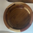 Marquetry Wood Box With Lid Hand Turned