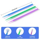 400 Piezas Cepillos Micro Aplicadores Dentales Ultrafinos Desechables