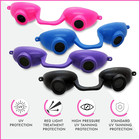 Super Sunnies Evo Flex Flexible Tanning Bed Goggles Red Light Therapy Eye Protec