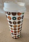 Krispy Kreme Doughnuts Donut Whirley Coffee Double Walled Travel Tumbler Plastic