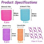 Hair Roller Set 36pcs Hair Curlers 4size Large Hair Rollers For Short Long Hair
