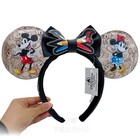 Disney Parks Mickey Minnie 100th Anniversary Sketchbook Ears Loungefly Headband