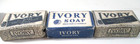 Vintage 1940s Ivory Soap Medium Size Proctor And Gamble Made In Usa 3 Bars