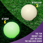 Dog Fetch Ball Play Toy  Glow In The Dark Night Light Fit In Medium Chuckit 2 Pk