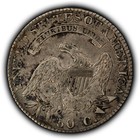1822 50c Capped Bust Silver Half Dollar - Vf - Sku-h4141