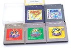 Gameboy Pokemon 5 Lot Red Green Yellow Pikachu Gold Silver Set Japanese Tested