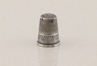 Sterling Silver Leaf Design Thimble Size 7 With 15mm Opening