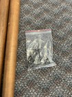 Vintage Wood Legs Mid Century Modern X 4 Sewing Table Set Lot Brown Tapered 50s